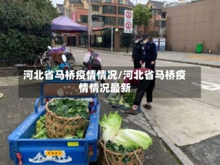 河北省马桥疫情情况/河北省马桥疫情情况最新