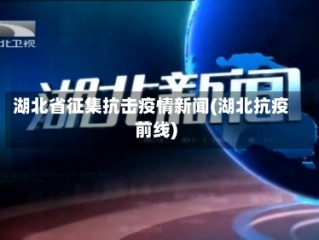 湖北省征集抗击疫情新闻(湖北抗疫前线)
