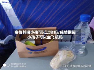 疫情其间小孩可以过省吗/疫情期间小孩子可以坐飞机吗