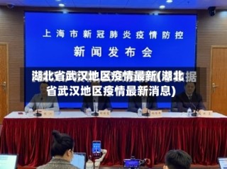 湖北省武汉地区疫情最新(湖北省武汉地区疫情最新消息)