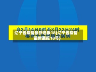 辽宁省疫情最新通报18(辽宁省疫情最新通报18号)