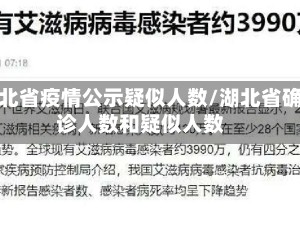 湖北省疫情公示疑似人数/湖北省确诊人数和疑似人数