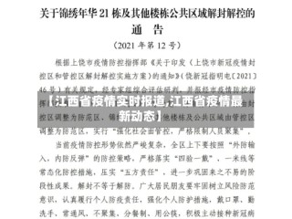 【江西省疫情实时报道,江西省疫情最新动态】