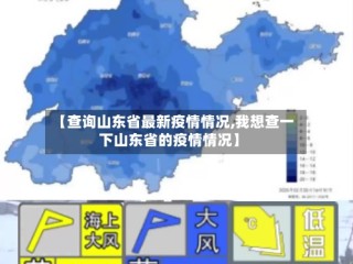 【查询山东省最新疫情情况,我想查一下山东省的疫情情况】