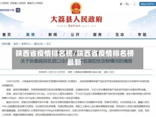 陕西省疫情排名榜/陕西省疫情排名榜最新
