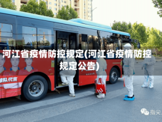 河江省疫情防控规定(河江省疫情防控规定公告)