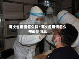 河次省疫情怎么样/河次省疫情怎么样最新消息