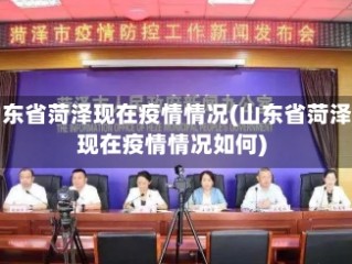 山东省菏泽现在疫情情况(山东省菏泽现在疫情情况如何)