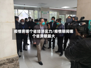 疫情前哪个省经济实力/疫情期间哪个省贡献最大