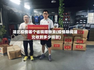 湖北疫情哪个省捐赠物资(疫情期间湖北收到多少捐款)