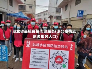 湖北省高校疫情志愿服务(湖北疫情志愿者报名入口)
