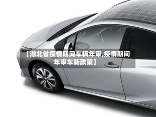 【湖北省疫情期间车辆年审,疫情期间年审车新政策】