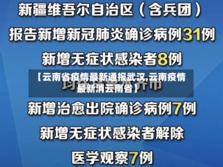 【云南省疫情最新通报武汉,云南疫情最新消云南省】