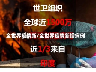 全世界疫情新/全世界疫情新增病例