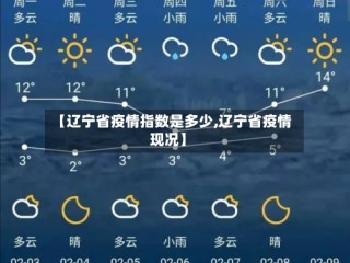 【辽宁省疫情指数是多少,辽宁省疫情现况】