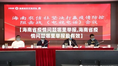 【海南省疫情问题哪里举报,海南省疫情问题哪里举报最有效】