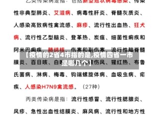 【疫情的2省4市指的是,疫情四省一市是哪几个】