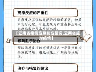 【云南省疫情应急响应情况,云南省应对疫情】