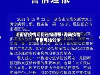 湖南省疫情期间违纪通报/湖南疫情举报电话公示