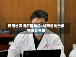 湖南省表扬疫情防控/湖南省抗击疫情表彰名单