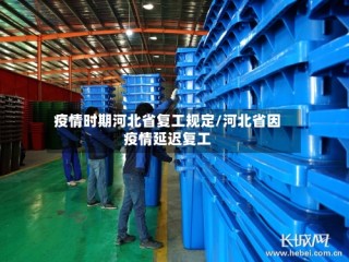 疫情时期河北省复工规定/河北省因疫情延迟复工