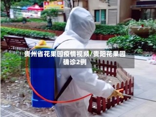 贵州省花果园疫情视频/贵阳花果园确诊2例