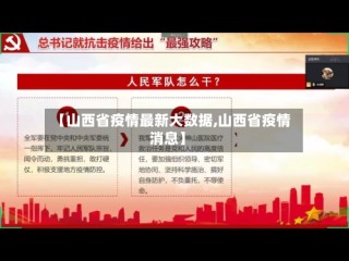 【山西省疫情最新大数据,山西省疫情消息】