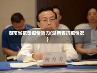 湖南省抗击疫情鲁力(湖南省抗疫情况)