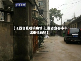 【江西省张巷镇疫情,江西省宜春市丰城市张巷镇】