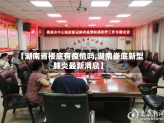 【湖南省楼底有疫情吗,湖南娄底新型肺炎最新消息】