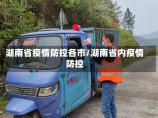 湖南省疫情防控各市/湖南省内疫情防控