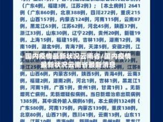 国内疫情最新状况云南省/国内疫情最新状况云南省最新消息
