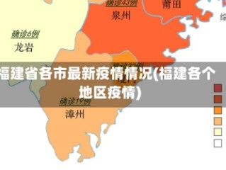 福建省各市最新疫情情况(福建各个地区疫情)