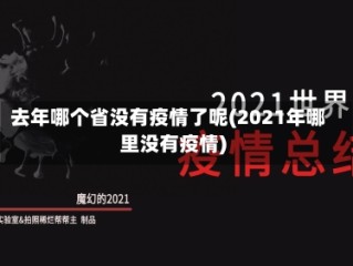 去年哪个省没有疫情了呢(2021年哪里没有疫情)