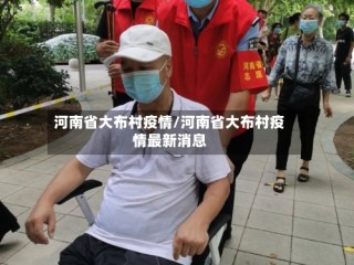 河南省大布村疫情/河南省大布村疫情最新消息