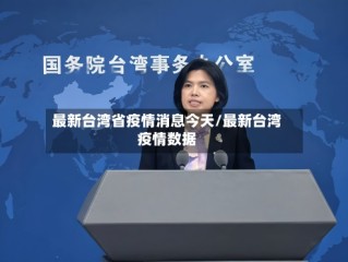 最新台湾省疫情消息今天/最新台湾疫情数据
