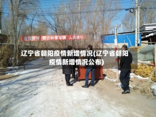 辽宁省朝阳疫情新增情况(辽宁省朝阳疫情新增情况公布)