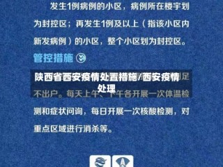 陕西省西安疫情处置措施/西安疫情处理