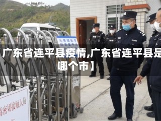 【广东省连平县疫情,广东省连平县是哪个市】