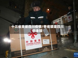 十三省支援四川疫情/各省援建四川的金额