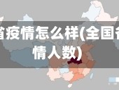 全国各个省疫情怎么样(全国各个省疫情人数)