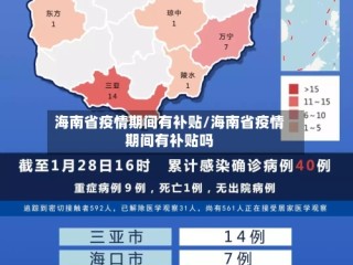 海南省疫情期间有补贴/海南省疫情期间有补贴吗