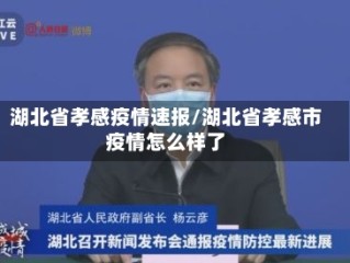 湖北省孝感疫情速报/湖北省孝感市疫情怎么样了