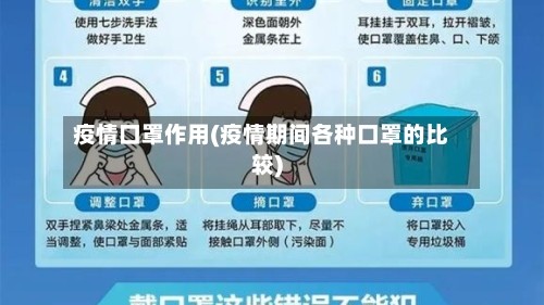 疫情口罩作用(疫情期间各种口罩的比较)