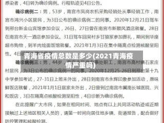 青海省疫情总数是多少(2021青海疫情严重吗)