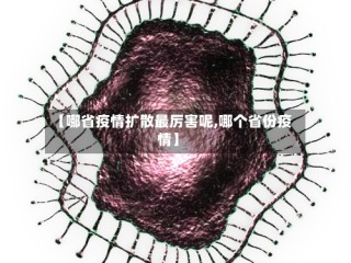 【哪省疫情扩散最厉害呢,哪个省份疫情】