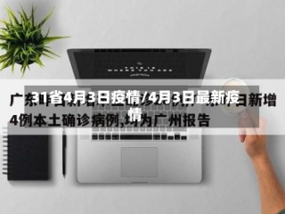 31省4月3日疫情/4月3日最新疫情