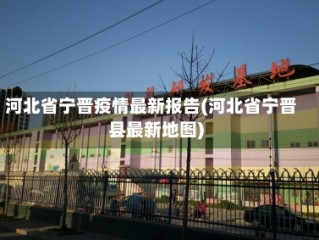 河北省宁晋疫情最新报告(河北省宁晋县最新地图)