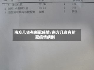 南方几省有新冠疫情/南方几省有新冠疫情病例