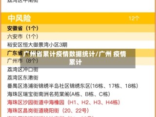 广州省累计疫情数据统计/广州 疫情 累计
